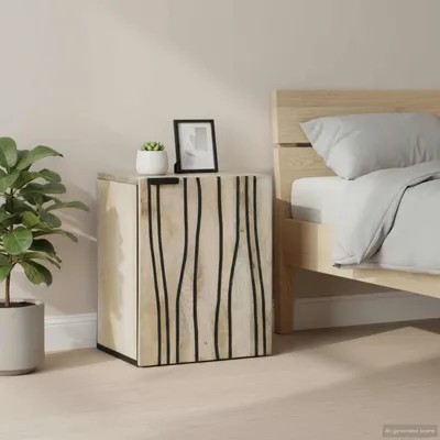 Produktbild von vidaXL Waschbeckenschrank mit Tür Weiß 38 x 33,5 x 48 cm Holzwerkstoff