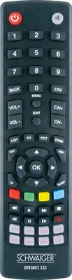 Produktbild von Schwaiger UFB3802533, DTV, TV, Drucktasten, Schwarz