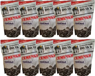 Produktbild von Sonnenblumenkerne Tambovsky Volk geröstet gesalzen 10er Pack (10 x 500g) семечки