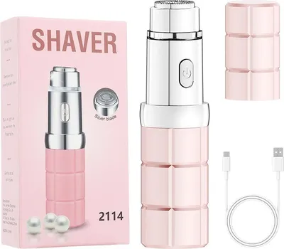 Produktbild von INF Gesichtshaarentferner für Damen, Elektrischer, Schmerzfreier Rasierer, USB Aufladbar