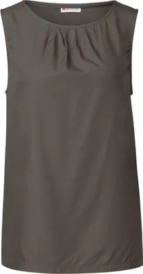 Produktbild von Street One LTD QR Blousetop w pleat detai nomad brown 40