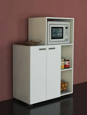 Produktbild von Skye Decor, Pars - White, Küchenschrank, Weiß, 100% MELAMINBESCHICHTETE SPANNPLATTE, 90 x 41,8 x 123,5 cm