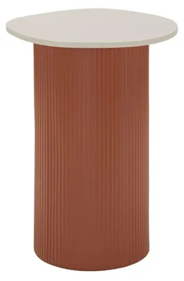 Obrázok produktu pre Mauro Ferretti Odkladací stolík Frankfurt Marble červený biely 35x37x53 cm