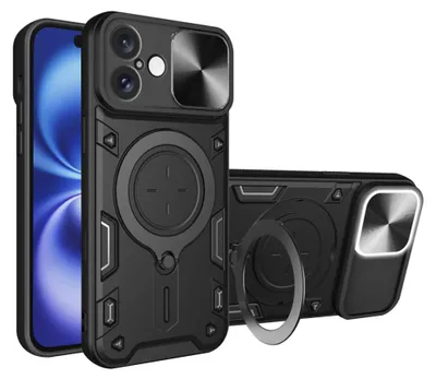 Obrázok produktu pre Techsuit CamGuard Pro kryt na iPhone 16 – čierny