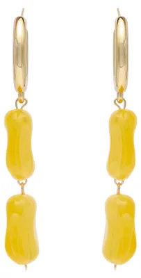 Image de ESHA - Boucles d'oreilles pour femmes - Jaune - Taille unique
