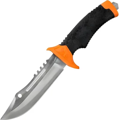 Image de Couteau de plein air P1006 - Noir / Orange KP39405