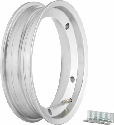Obrázok produktu pre Bezdušový ráfik SIP 10 palcov z hliníka s ventilom a 2,5 mm posunom