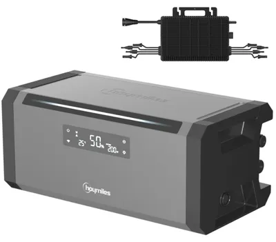 Productafbeelding van Thuisbatterij Energieopslag 1,92 kWh - Plug-And-Play - Voor Balkon Zonnepanelen - Uitbreidbaar