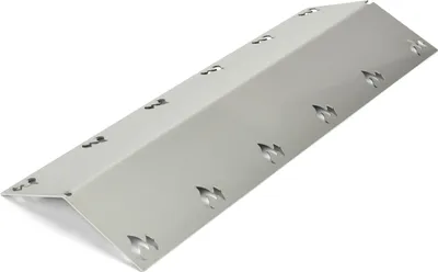Immagine prodotto di Coperchio del bruciatore in acciaio inox - 395x150 mm - extra forte 1,5 mm - adatto a molti barbecue