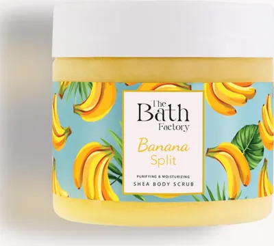 Produktbild von The Bath Factory Banana Split Body Scrub – Fruchtige Pflege für seidige Haut