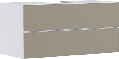 Produktbild von hansgrohe Xevolos E Waschtischunterschrank, 2 Schubkästen, 1 Ausschnitt mittig, 1180x550x555mm, für Konsole mit Aufsatzwaschtisch, 54193390