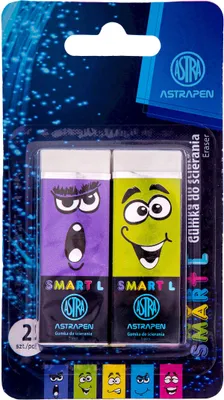 Produktbild von Gumka do ścierania Astra Pen Smart L 2 sztuki mix blister