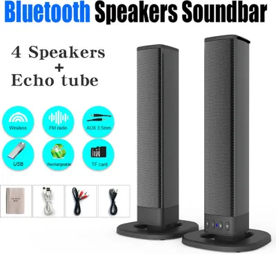 Produktbild von Bluetooth Soundbar TV Domácí reproduktorový systém Drahtloser Subwoofer 3D-Surround-Sound