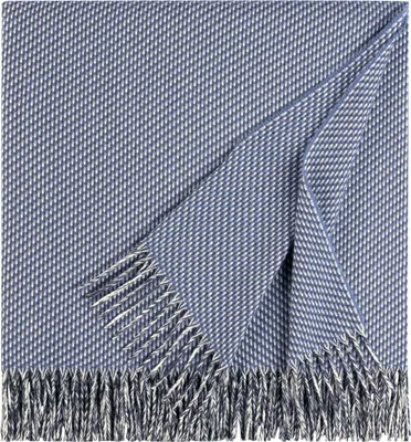 Produktbild von Biederlack ELLE Decoration Plaid Crafts Farbe Jeans Größe 140 x 190 cm