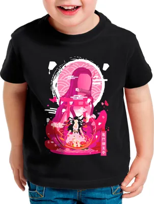 Produktbild von style3 Nezuko Pink Kinder T-Shirt anime japan manga