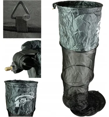 Produktbild von FL Rundfischernetz Setzkescher 300x45cm mit Stockhalterung