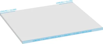 Produktbild von SIGEL HO300 Papier-Schreibunterlage, blanko, 595x410 mm, 30 Blatt