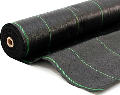 Produktbild von Anti-Unkrautgewebe, Geotextil, Unkrautfolie, schwarz, 0.8m x 10m = 8m² / 70 g/m2
