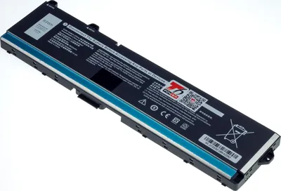 Image de Batterie T6 Power pour Dell Precision 7770, Li-Poly, 11,55 V, 8050 mAh (93 Wh), noir