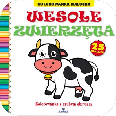 Produktbild von Malbuch für Kinder „Fröhliche Tiere“ von Monika Matusiak