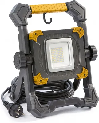 Immagine prodotto di Faretto da cantiere a LED Faretto da lavoro 50W 5000K bianco luce diurna dimmerabile in continuo Cavo da 3 m con presa, productTiles.product.images.aiGenerated