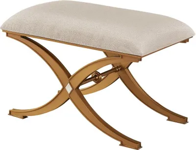 Obrázok produktu pre Dizajnová stolička lavica luxusný pouf podnožka nábytok čalúnený stolička sedadlo stolička 80x45cm