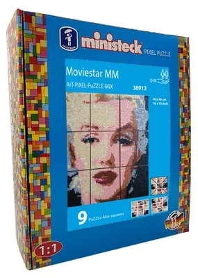 Produktbild von Ministeck Mosaik ART Moviestar XXL Box - 5500 Steine kreatives Spielzeug