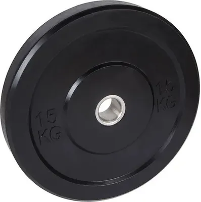 Produktbild von Bumper Plates schwarz 15 kg