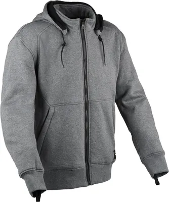 Produktbild von DIFI Soho Motorrad Zip Hoodie, grau, M
