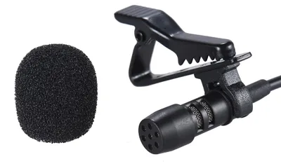 Image de Mini-micro-cravate, micro-écouteurs, micro à condensateur omnidirectionnel, kit mains libres, prise jack 3,5 mm pour iPhone 6/6 Plus/5,