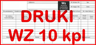 Zdjęcie produktu dla WZ - Wydanie Na Zewnątrz 1/3 A4 - 10 szt.