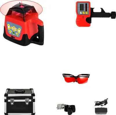 Obrázek produktu pro Rotační laser, vysoce přesný, samonivelační, červený paprsek 2