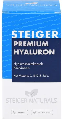 Obrázek produktu pro Steiger Naturals Kyselina hyaluronová kapsle 90 kapslí