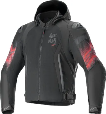 Produktbild von Alpinestars Zaca Air Venom wasserdichte Motorrad Texiljacke, schwarz/rot, L