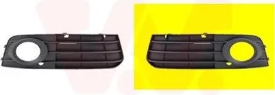 Produktbild von VAN WEZEL Lüftungsgitter Grill Stoßfänger für AUDI A4 Avant (8K5, B8) mit Loch/Löchern für Nebellampen