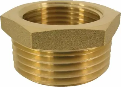 Produktbild von Gewindefitting Messing Reduzierstück 1/2" AG x 3/8" IG