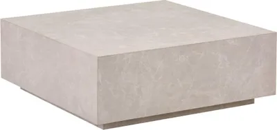 Produktbild von HOME DELUXE - Couchtisch Amiri XL - Farbe: Beige, Größe: 95 x 95 cm, MDF Platte, bereits fertig montiert I Wohnzimmertisch Beistelltisch Sofatisch