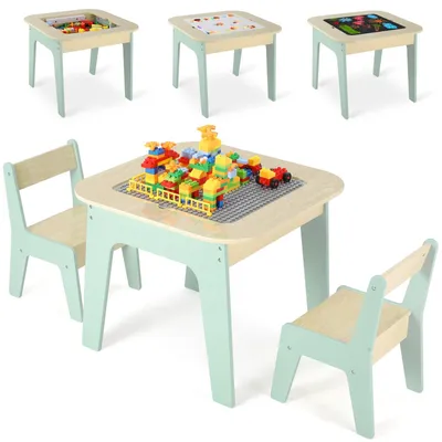 Immagine prodotto di Tavolo per bambini con 2 sedie e spazio contenitivo