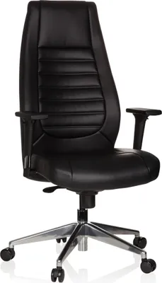 Produktbild von hjh OFFICE Profi Chefsessel VITORO Ergonomischer Bürostuhl mit Armlehnen (höhenverstellbar) Kunstleder Drehstuhl für Büro, Zuhause
