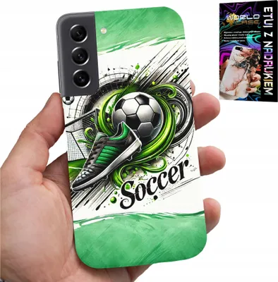 Image de Étui Pour Samsung Galaxy S21 - Football, Étui Ballon De Football + Vitre