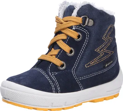 Produktbild von Superfit Baby Jungen Groovy Schneestiefel, Blau Gelb 8000, 21 EU
