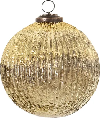 Immagine prodotto di Guaina natalizia Clayre & Eef Ø 5 cm in vetro color oro
