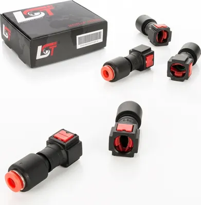 Produktbild von 5x Kraftstoffleitung Verbinder Schlauchkupplung Schnellverschluss 6.3x5mm gerade