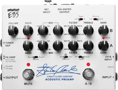 Zdjęcie produktu dla EBS Stanley Clarke Signature Acoustic Preamp