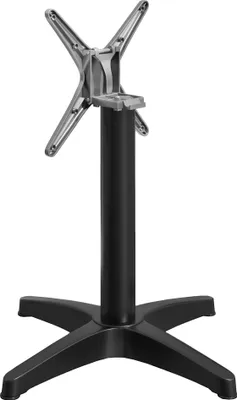 Produktbild von BARCELONA | Bistro Tischgestell | Höhe: 80 cm | Fuß: Ø 66 cm | Schwarz | Klappbar | Gastro Tischgestell