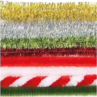 Immagine prodotto di SET di fili di ciniglia con 10 pezzi rosso-verde