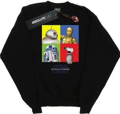 Produktbild von Star Wars: The Rise of Skywalker - "Star Wars The Rise Of Skywalker Droid Squares" Sweatshirt für Herren BI49423 (3XL) (Schwarz)