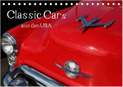 Produktbild von Classic Cars aus den USA (Tischkalender 2025 DIN A5 quer), CALVENDO Monatskalender