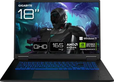 GIGABYTE GAMING A18 3VHK3DEC64SH - Notebook 18" - Ryzen 7 260 - RTX 5060 - 64GB RAM - 3 TB NVMe - Win11