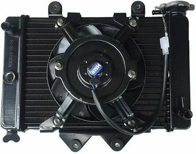 Produktbild von Kühler Typ3 mit Lüfter ATV Quad Bashan HMParts